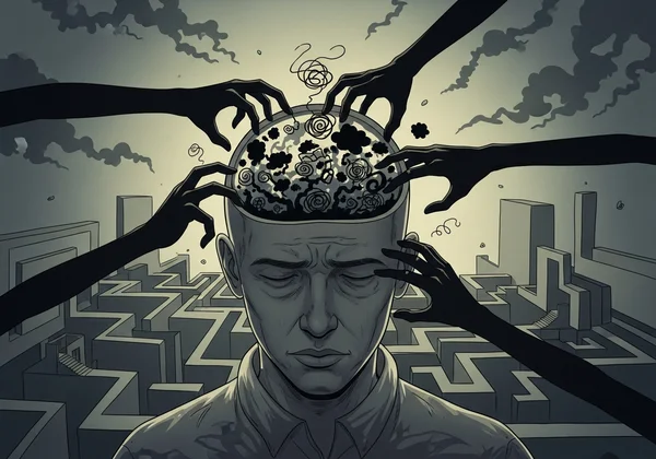 Person feeling disoriented by manipulative tactics