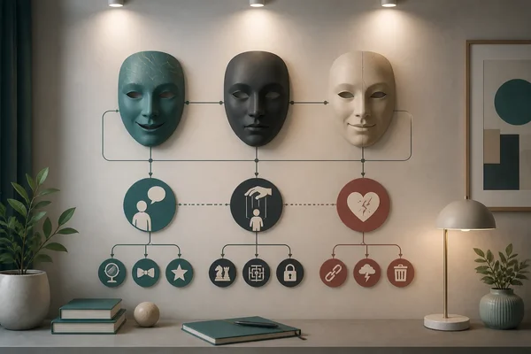 Trait patterns in fiction